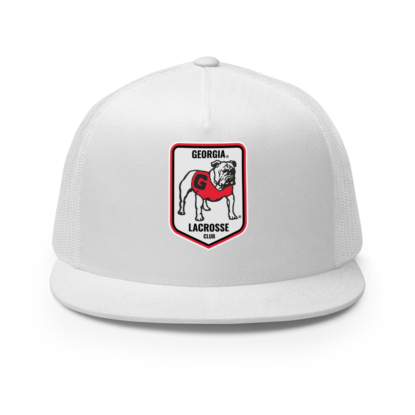 Performance | 5 Panel Trucker Cap | UGA Club Lacrosse | Shield Logo