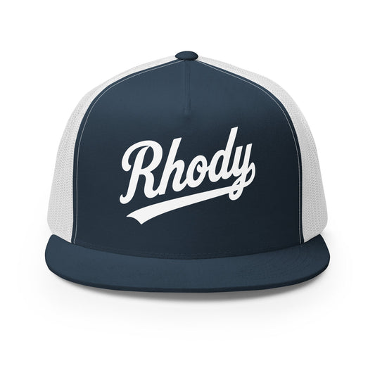 Performance | 5 Panel Trucker Cap | URI Men’s Hockey | Athletics Logo