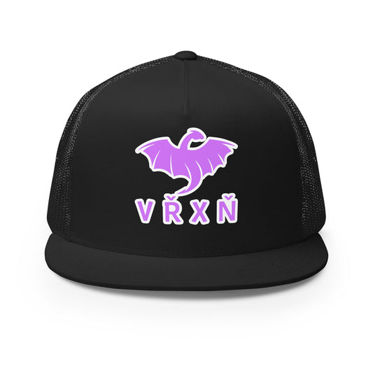 Performance | 5 Panel Trucker Cap | VŘXŇ | Ancient Modern Logo