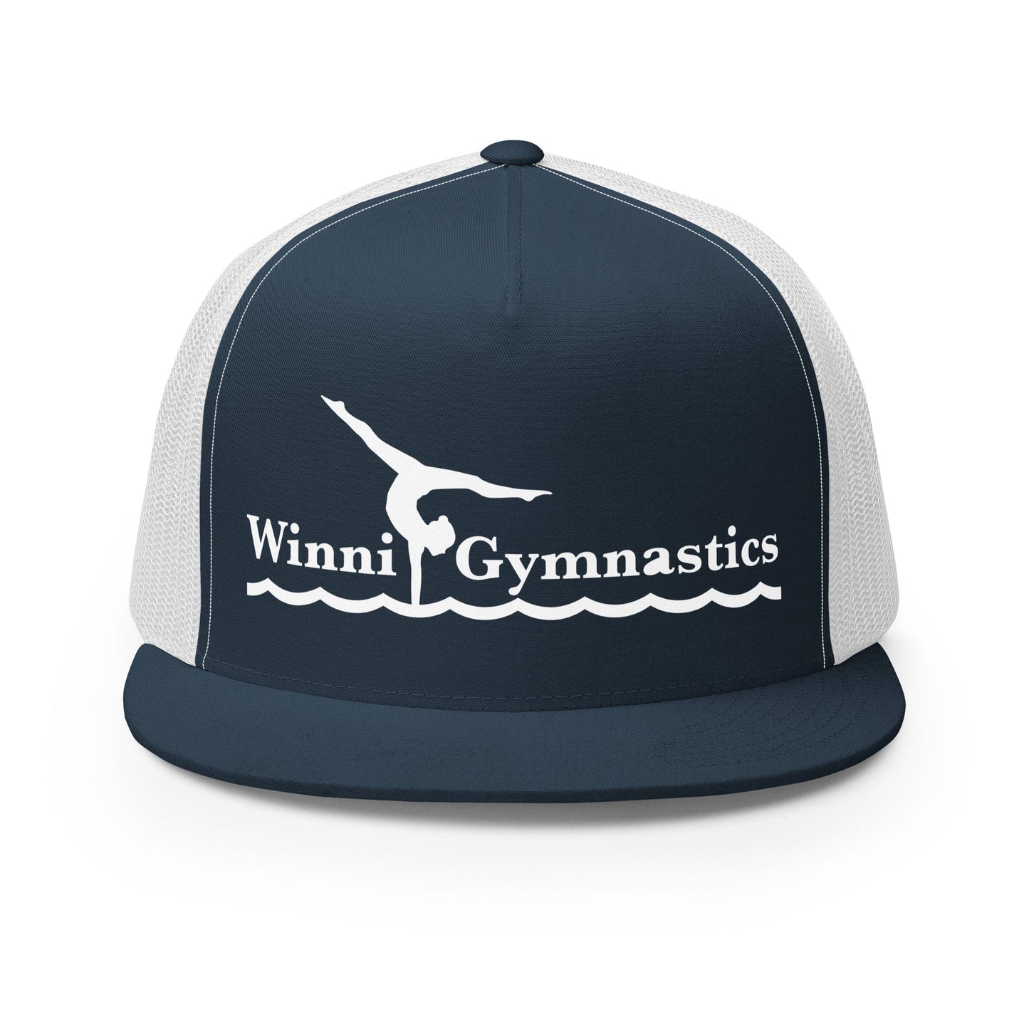 Performance | 5 Panel Trucker Cap | Winni Gymnastics | Alt Logo