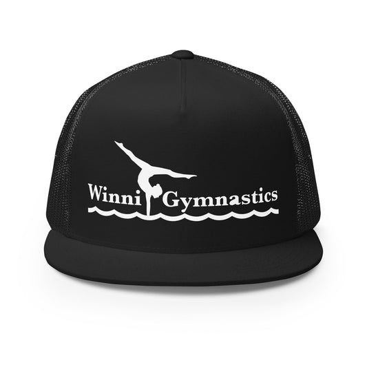 Performance | 5 Panel Trucker Cap | Winni Gymnastics | Alt Logo