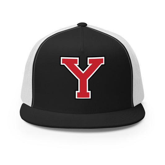 Performance | 5 Panel Trucker Cap | Yukon Student Council | Y-Mark Logo