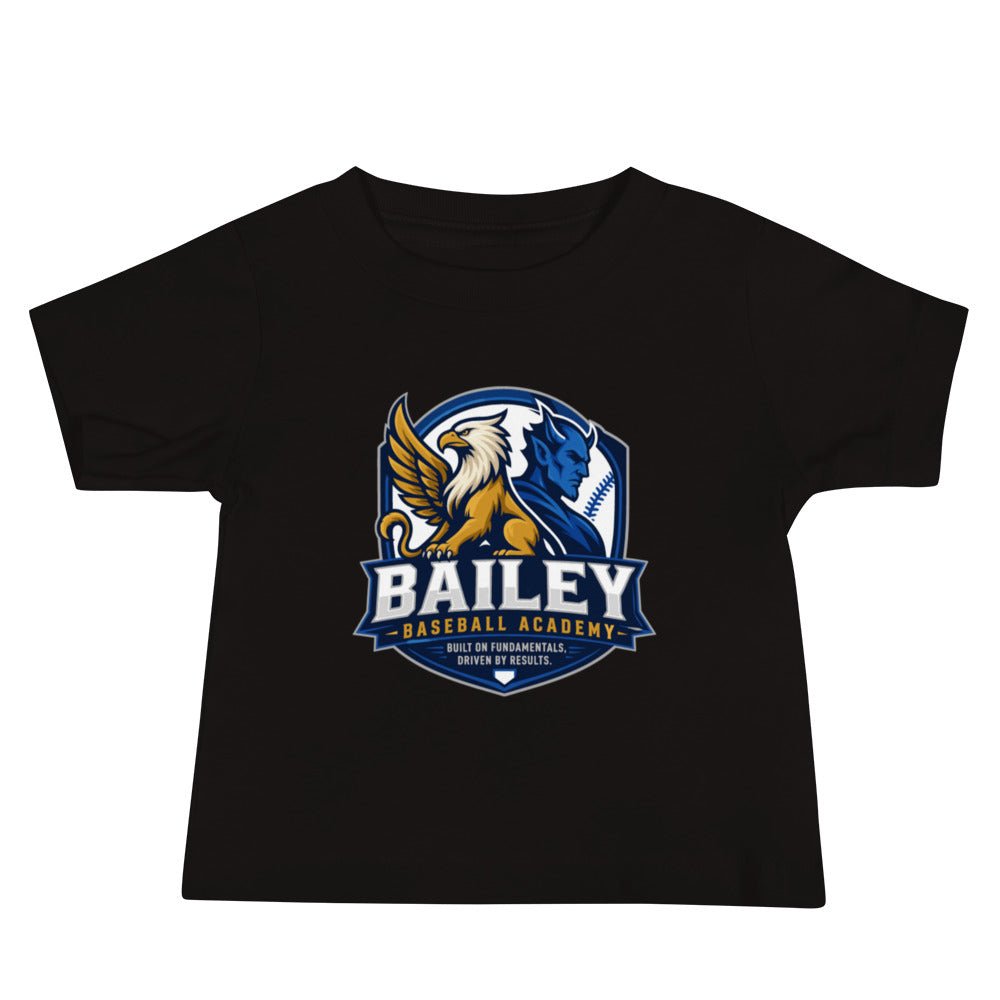 Performance | Baby T-Shirt | Bailey Baseball Academy | Shield Logo