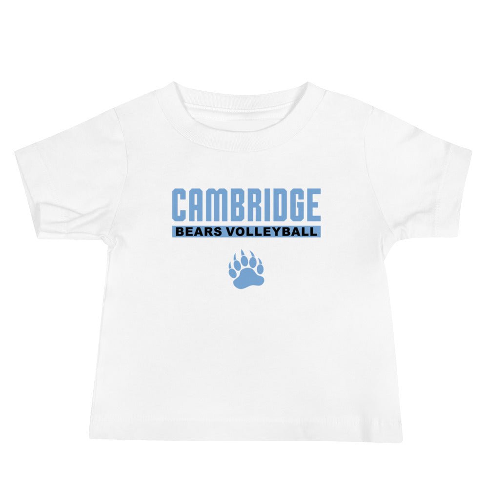 Performance | Baby T-Shirt | Cambridge Volleyball | Script Paw Logo
