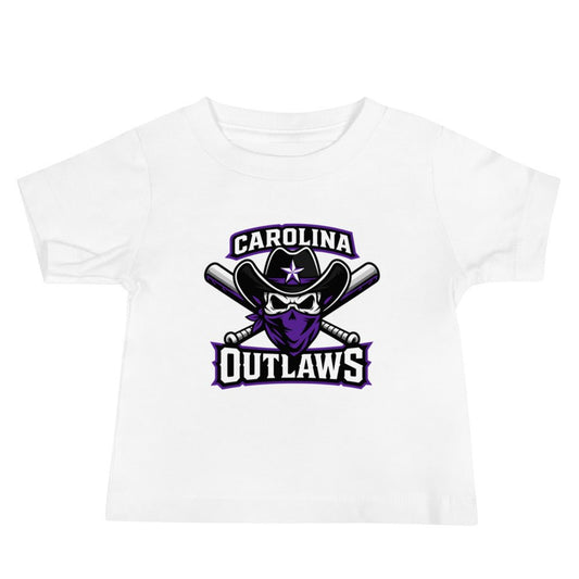 Performance | Baby T-Shirt | Carolina Outlaws Baseball | Crest Logo