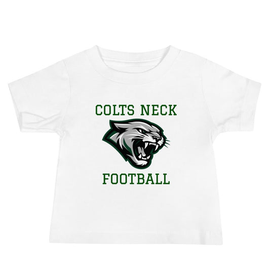 Performance | Baby T-Shirt | Colts Neck Cougars | Youth Tackle Football (AYF) | Green Predator Logo