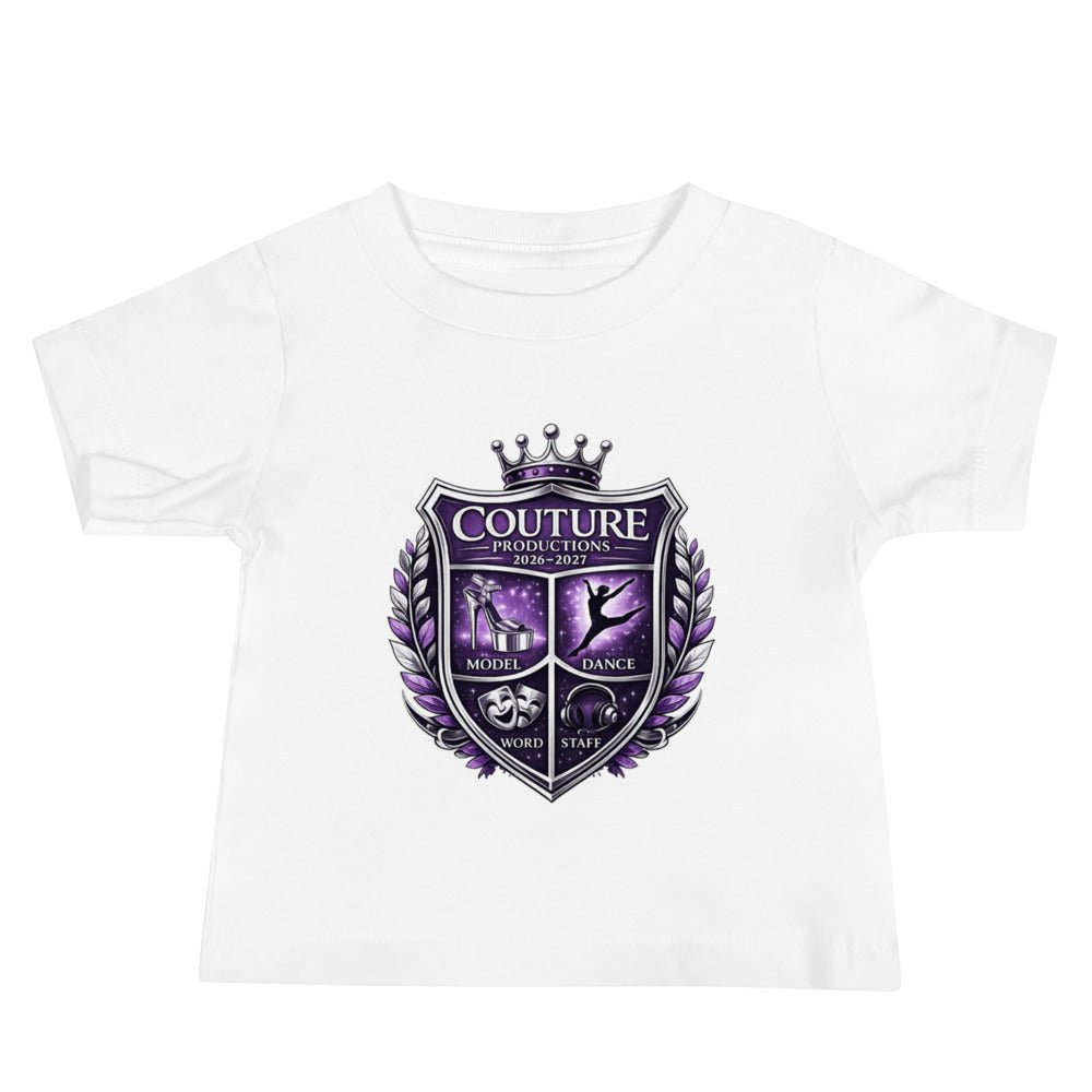 Performance | Baby T-Shirt | Couture Productions | Couture Shield Logo