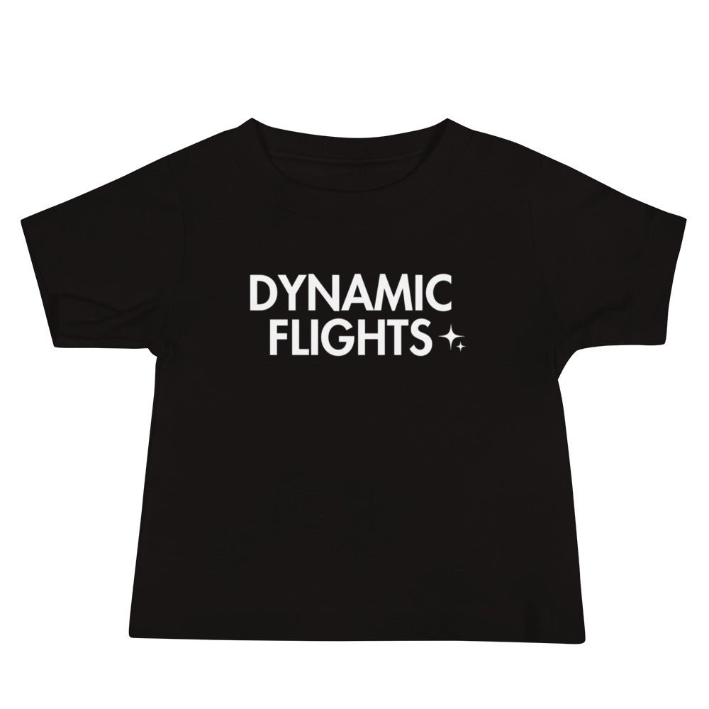 Performance | Baby T-Shirt | Dynamic Flights Gymnastics | Alt Logo