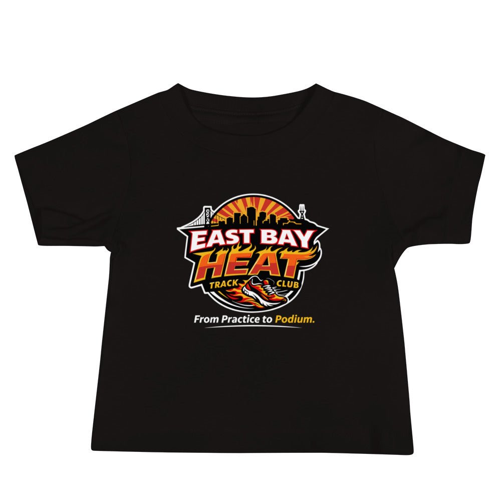 Performance | Baby T-Shirt | East Bay Heat Track Club | Script Logo