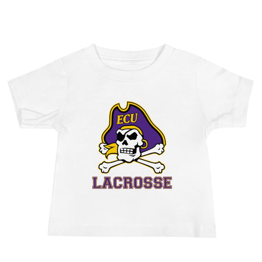 Performance | Baby T-Shirt | ECU Club Womens Lacrosse | Ironclad Corsairs Logo