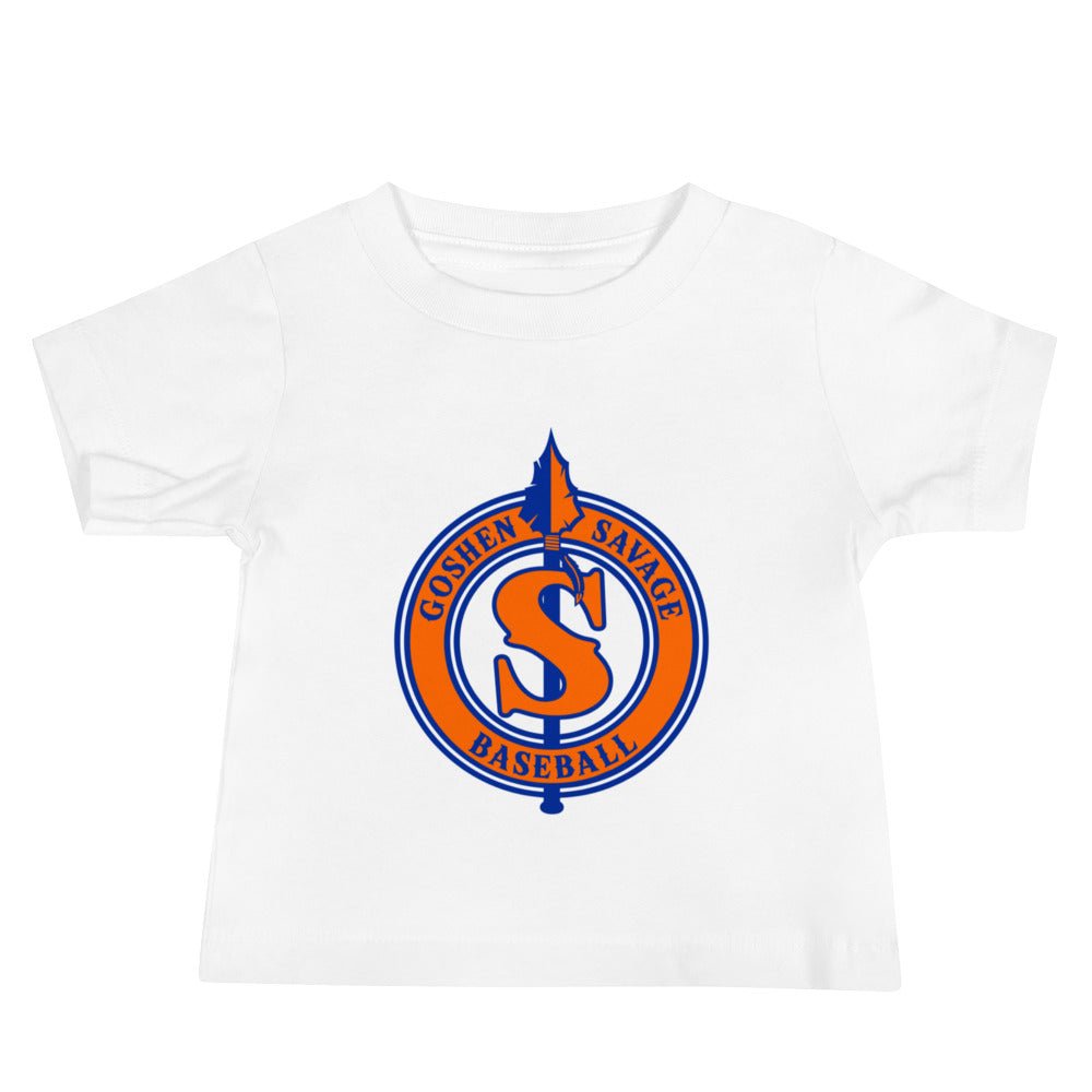 Performance | Baby T-Shirt | Goshen Savage Baseball | Badge Logo