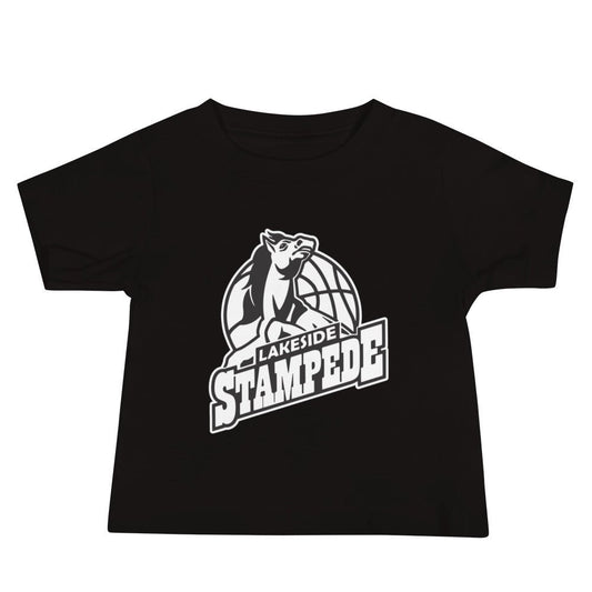 Performance | Baby T-Shirt | Lakeside Stampede | Basketball Mascot Logo