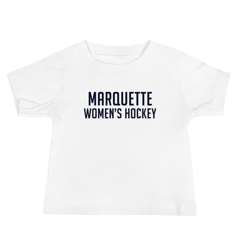 Performance | Baby T-Shirt | Marquette University Women's Hockey | Collegiate Front Logo