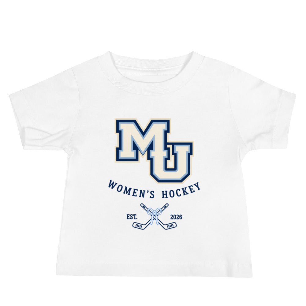 Performance | Baby T-Shirt | Marquette University Women's Hockey | Crest Logo