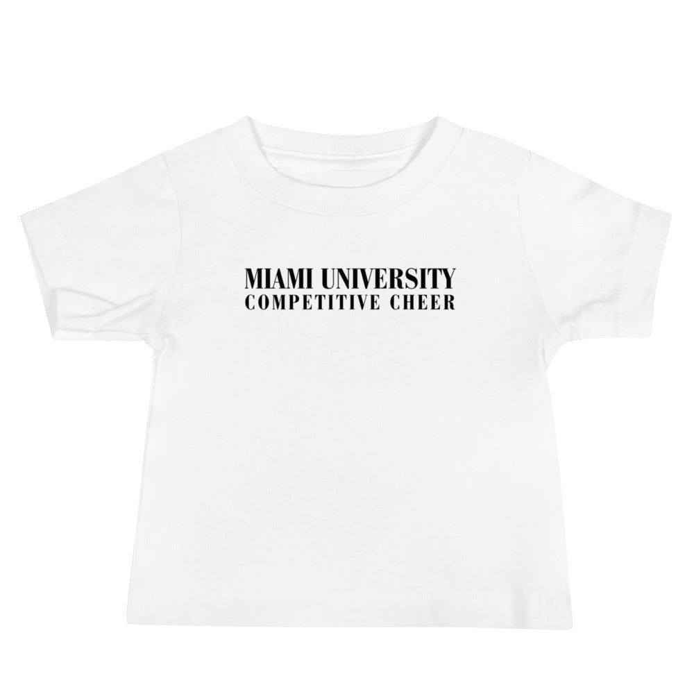 Performance | Baby T-Shirt | Miami University Competitive Cheer Team | Alt Logo