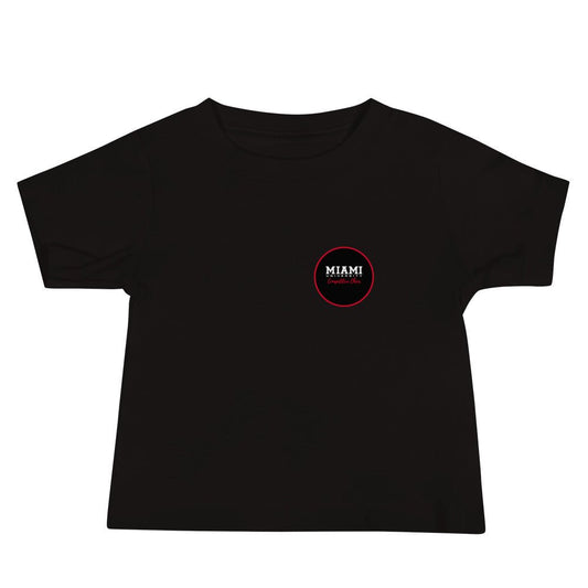 Performance | Baby T-Shirt | Miami University Competitive Cheer Team | Badge Logo