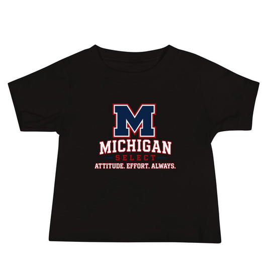 Performance | Baby T-Shirt | Michigan Select Baseball | Crest Logo