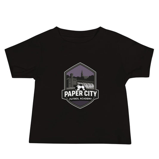 Performance | Baby T-Shirt | Paper City Futbol Academy | Vanguard Shield Logo