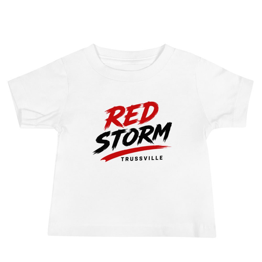 Performance | Baby T-Shirt | Red Storm | Modern Script Logo