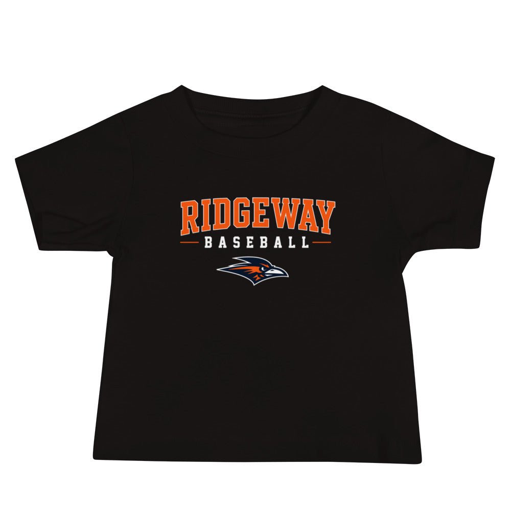 Performance | Baby T-Shirt | Ridgeway High School Baseball | Emblem Logo