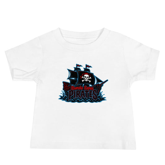 Performance | Baby T-Shirt | Roanoke Rapids Pirates | Black Sail Battlers Logo