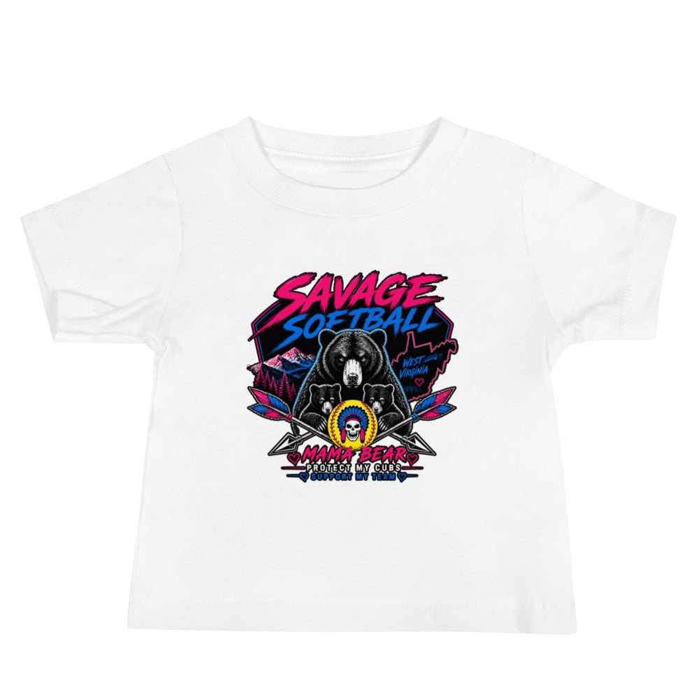 Performance | Baby T-Shirt | Savage Softball | Mascot Logo