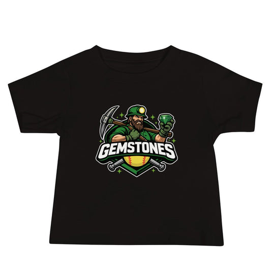Performance | Baby T-Shirt | Silver Valley Gemstones | Emerald Valley Logo
