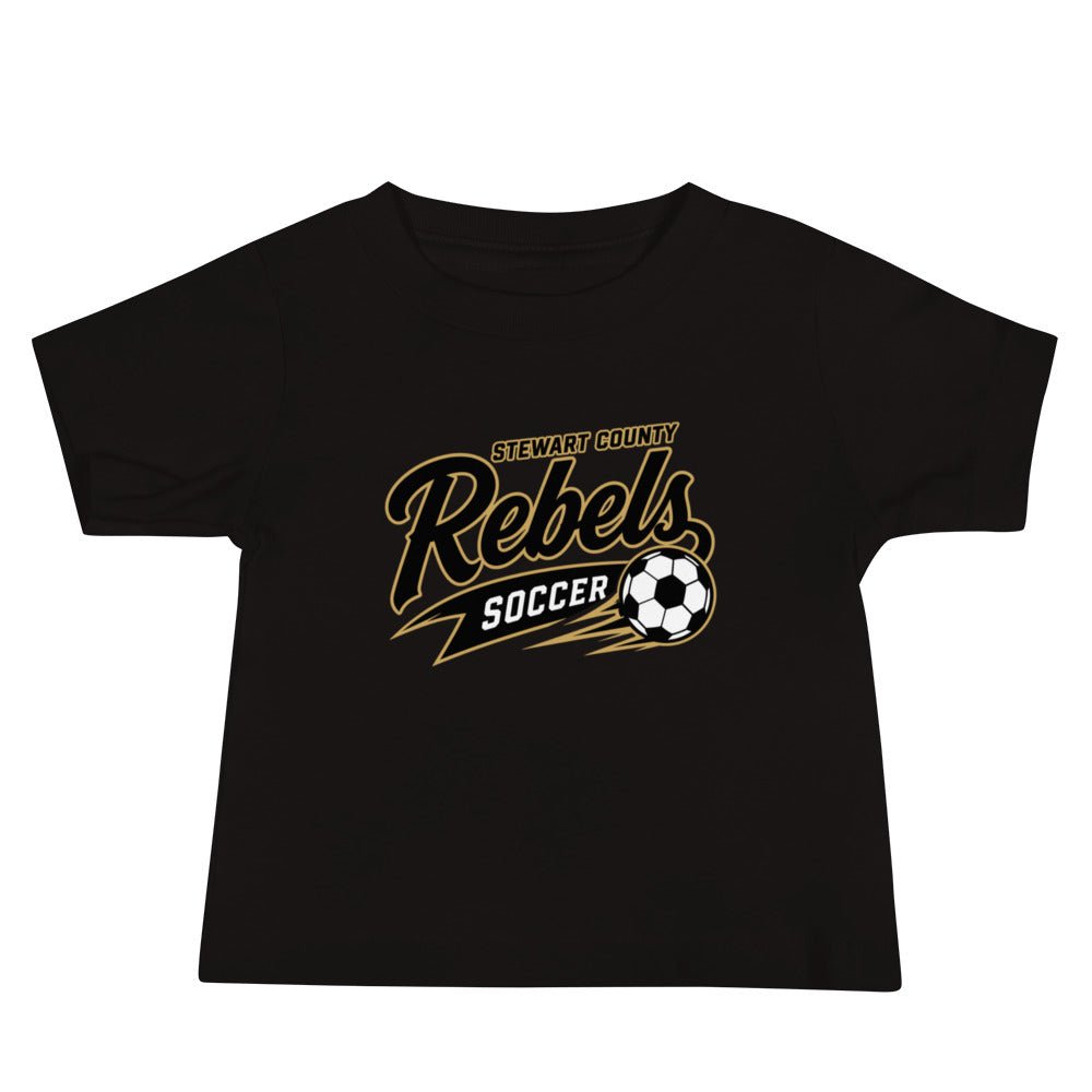 Performance | Baby T-Shirt | Stewart County Soccer | Rebels Logo