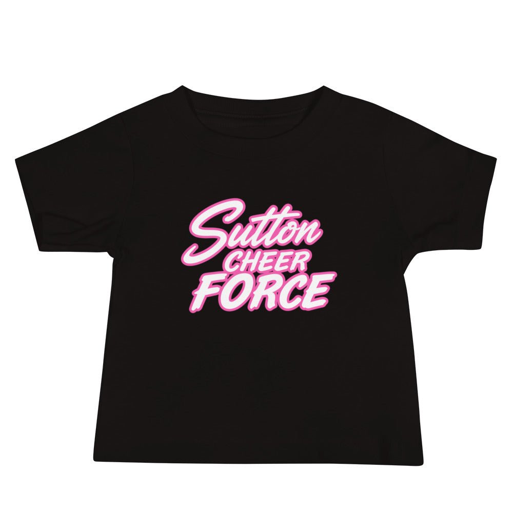 Performance | Baby T-Shirt | Sutton Cheer Force | Script Logo