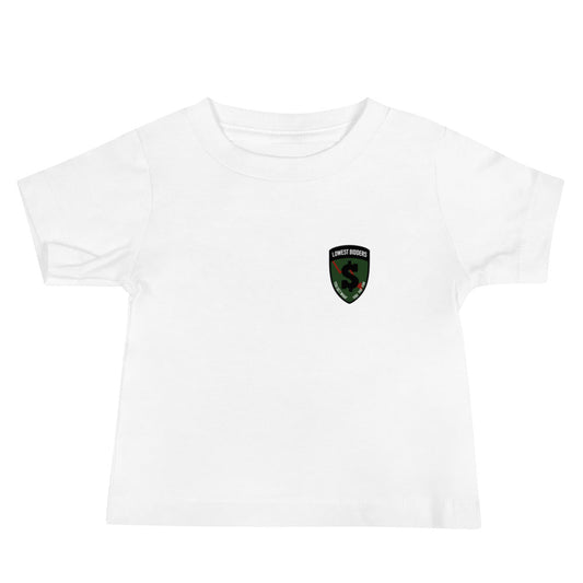 Performance | Baby T-Shirt | The Lowest Bidders | Shield Logo
