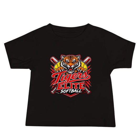 Performance | Baby T-Shirt | Tigers Elite Softball | Emblem Logo