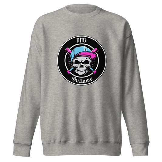 Performance | Crewneck | 606 Outlaws Baseball | Badge Logo