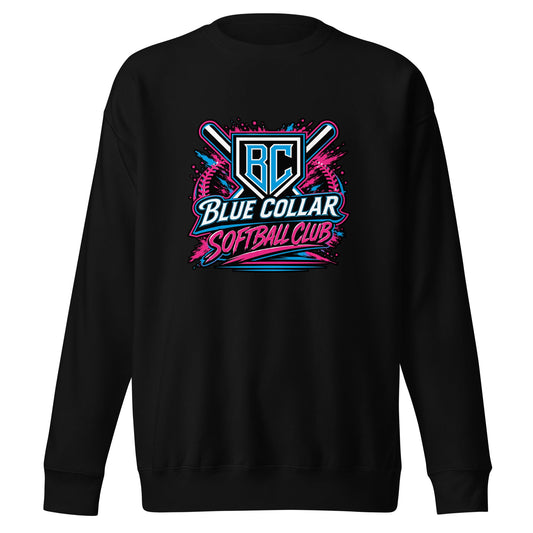 Performance | Crewneck | Blue Collar Softball 2034 | Athletics Logo