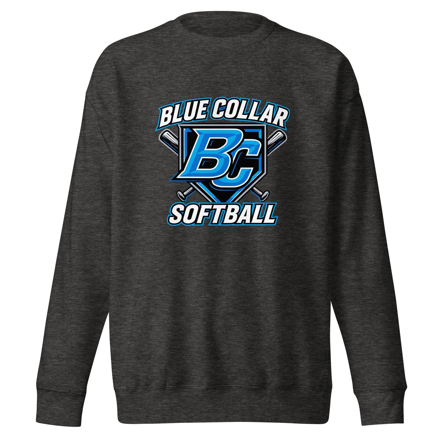 Performance | Crewneck | Blue Collar Softball 2034 | Shield Logo