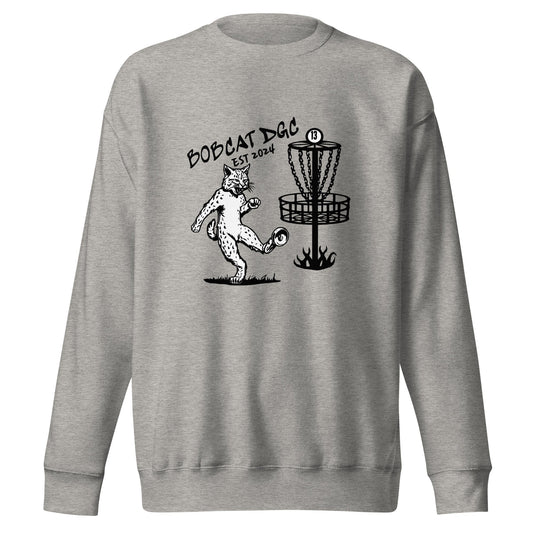 Performance | Crewneck | Bobcat DGC | Predator Disc Golf Logo