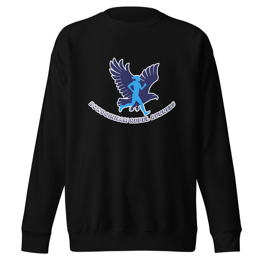 Performance | Crewneck | Bowdoinham Rebel Runners | Emblem Logo