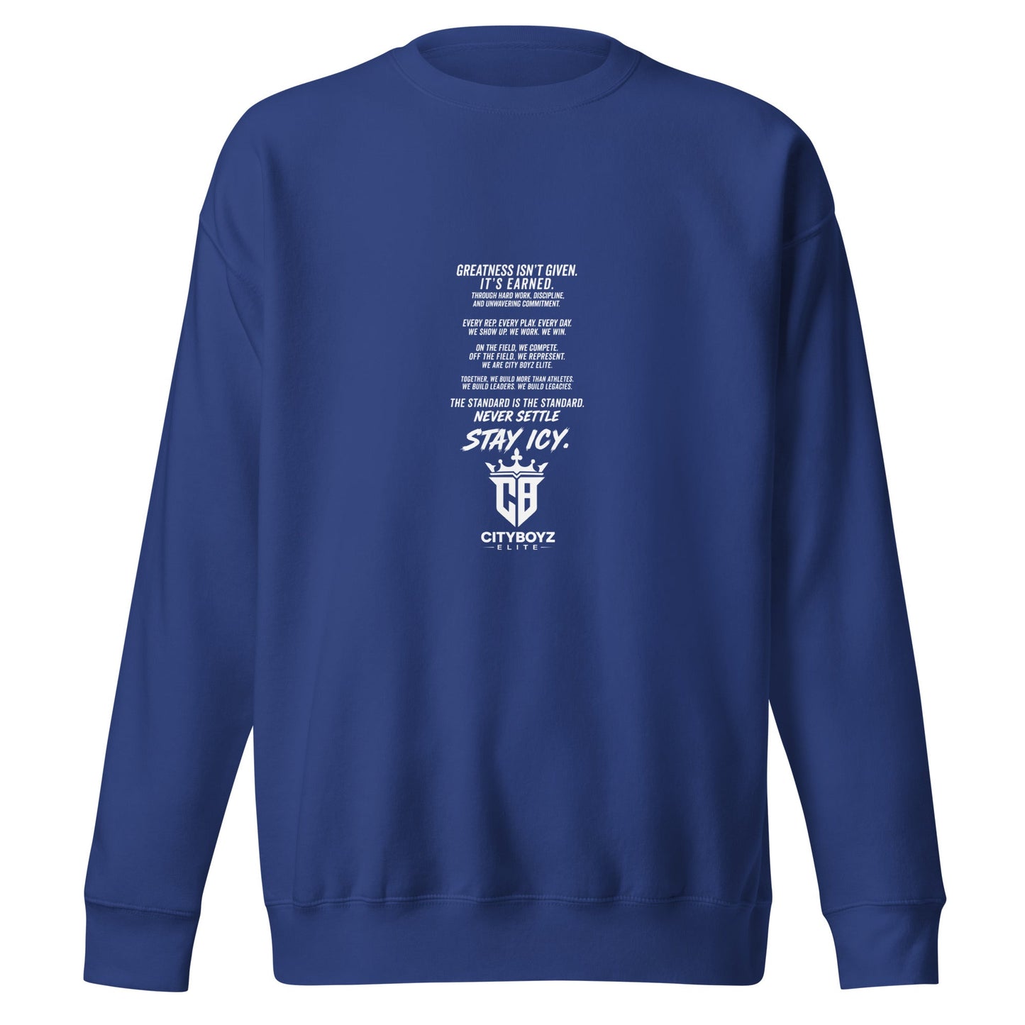 Performance | Crewneck | City Boyz Elite | Legacy Builder Mark Logo