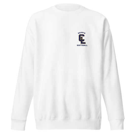 Performance | Crewneck | Crean Lutheran Softball | Navy CL Softball Logo