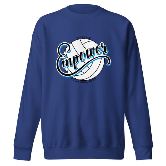 Performance | Crewneck | Empower Volleyball Club | Emblem Logo