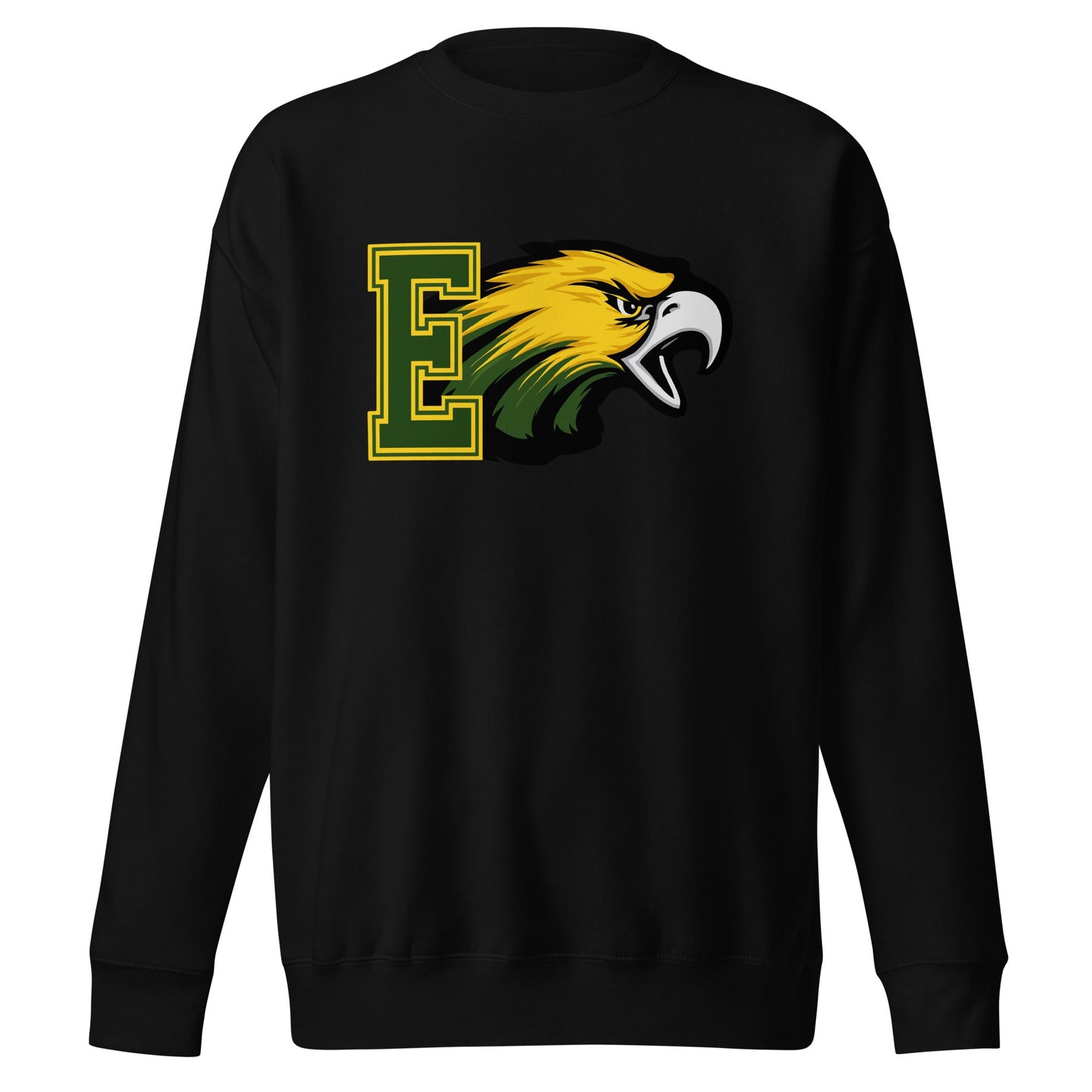 Performance | Crewneck | Evergreen Junior High | Mascot Logo