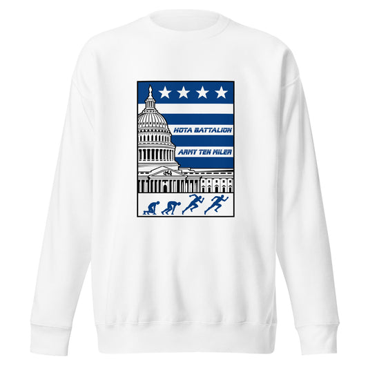 Performance | Crewneck | Hoya battalion Ten Miler | Emblem Logo