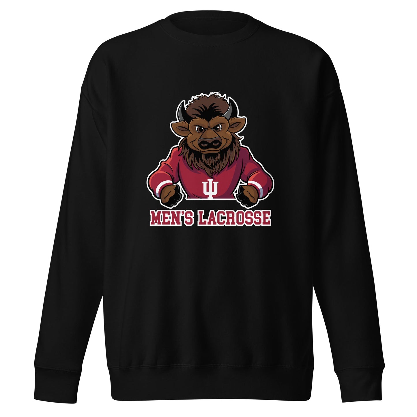 Performance | Crewneck | Indiana University Lacrosse | Mascot Logo