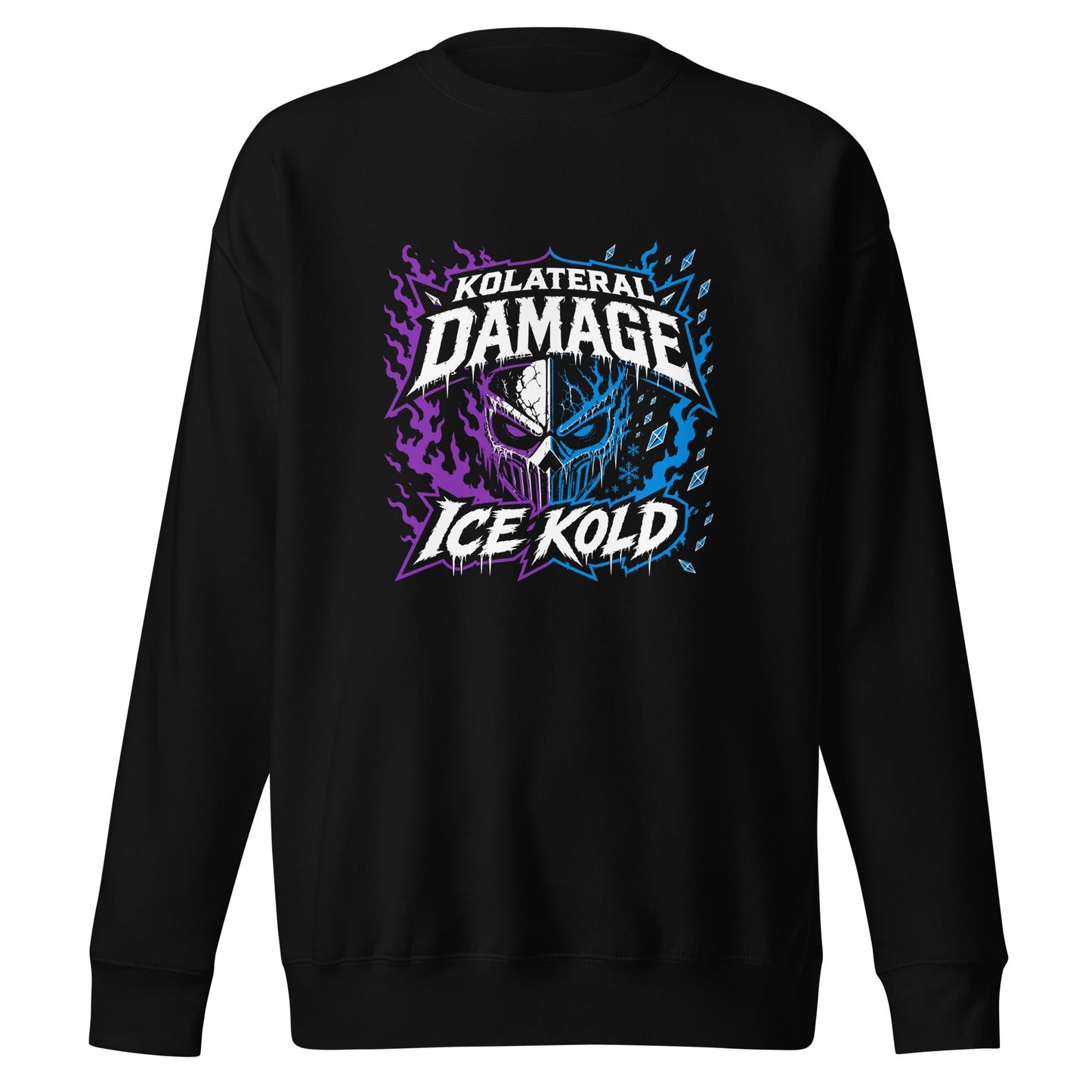 Performance | Crewneck | Kolateral Damage E-Sports | Ice Kold Crest Logo