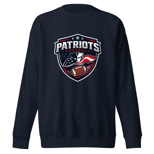 Performance | Crewneck | LFMS Athletics | Patriots Football Logo