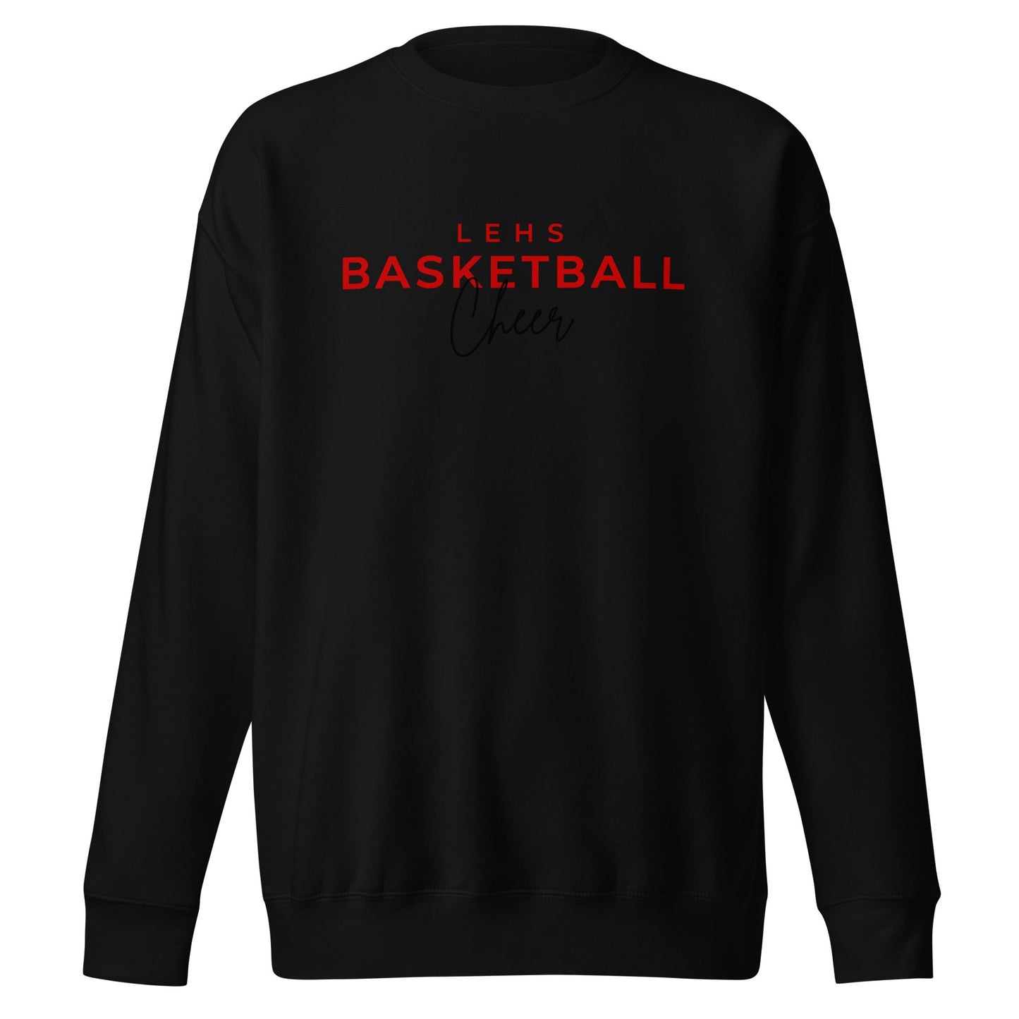 Performance | Crewneck | Lynn English Cheerleading | Bulldogs Basketball Logo