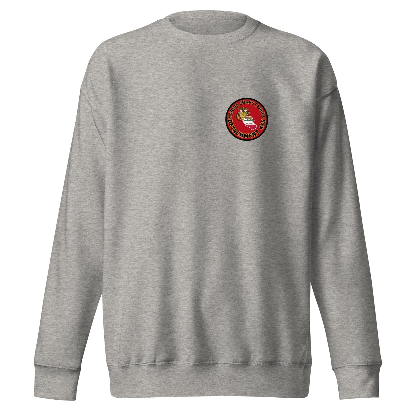 Performance | Crewneck | Marine Corps League kings County Det 455 | Badge Logo