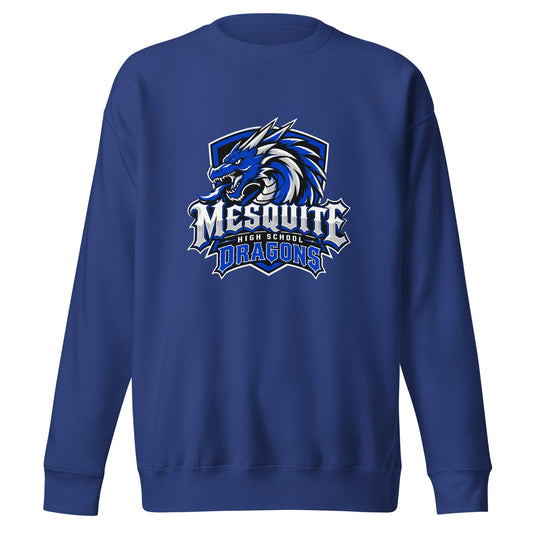 Performance | Crewneck | Mesquite High School | Emblem Logo