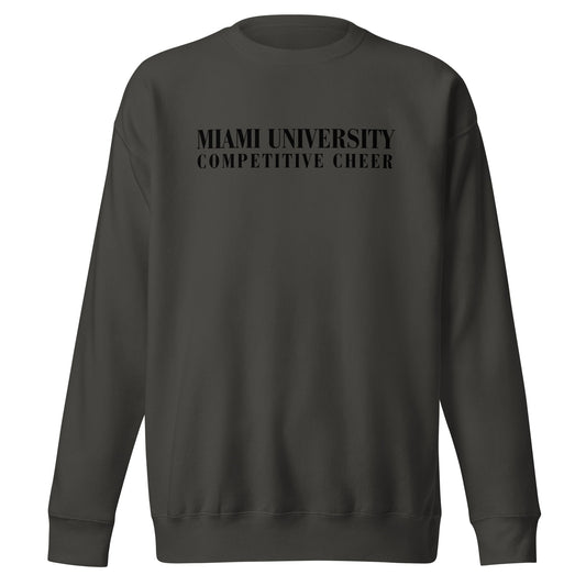 Performance | Crewneck | Miami University Competitive Cheer Team | Alt Logo