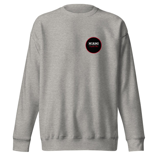 Performance | Crewneck | Miami University Competitive Cheer Team | Badge Logo