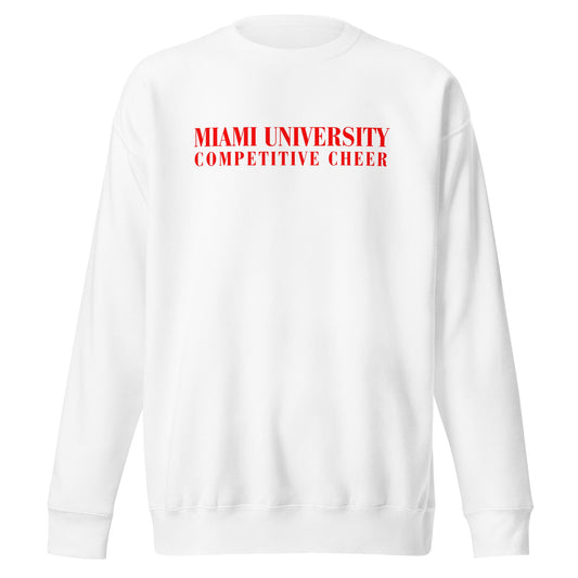 Performance | Crewneck | Miami University Competitive Cheer Team